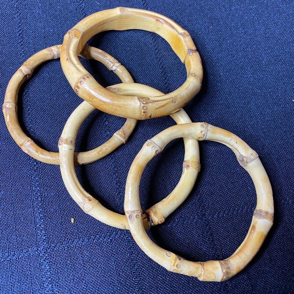 Fun bamboo bangles - Picture 2 of 3